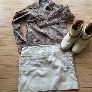 CHLOE Gorgeous Embellished Mini Skirt